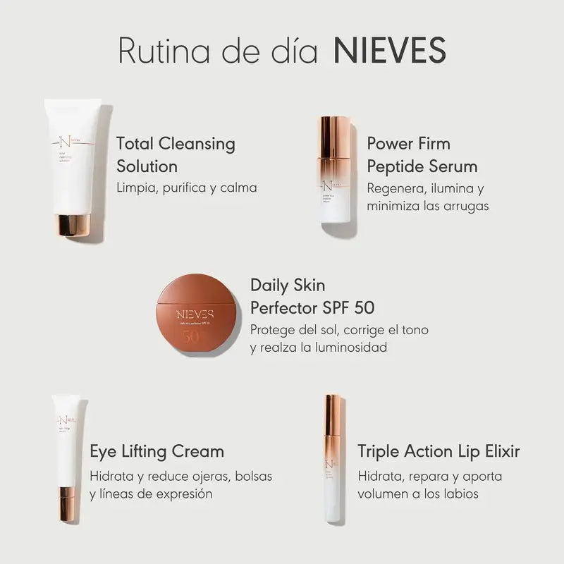 Nieves By Nieves Álvarez Perfezionatore Quotidiano SPF50, 50 ml