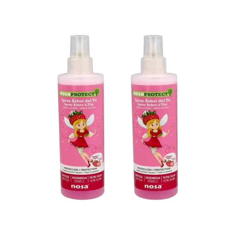 Nosa Tea Tree Rose Spray districante, 2X250 Ml