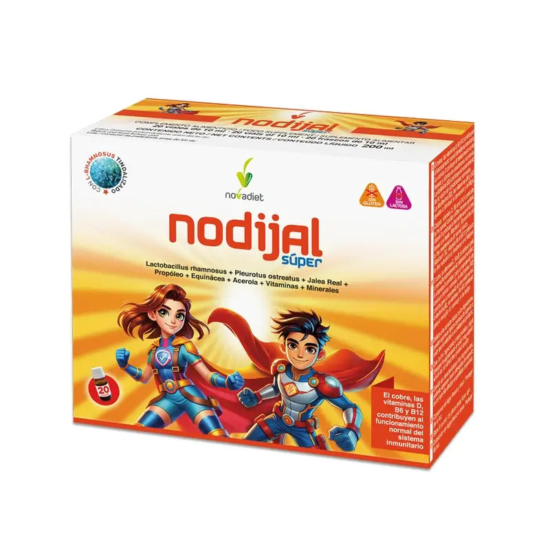 Novadiet Nodijal Super (gelatina per bambini), 20 fiale