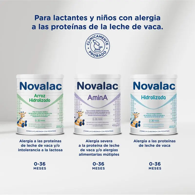Novalac Riso idrolizzato 400 g, 1 vasetto Neutro