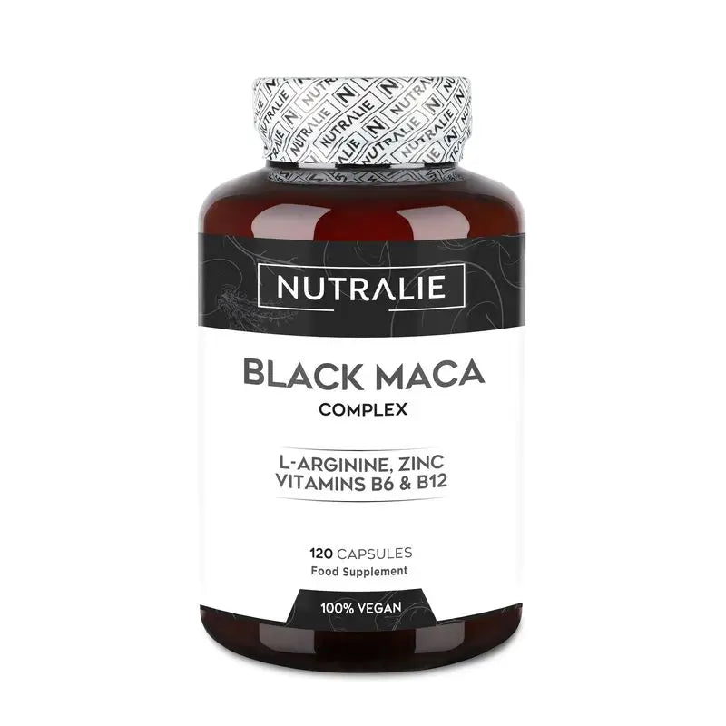 Nutralie Complesso di Maca Nera Andina 24.000 mg con B6 e B12 , 120 capsule
