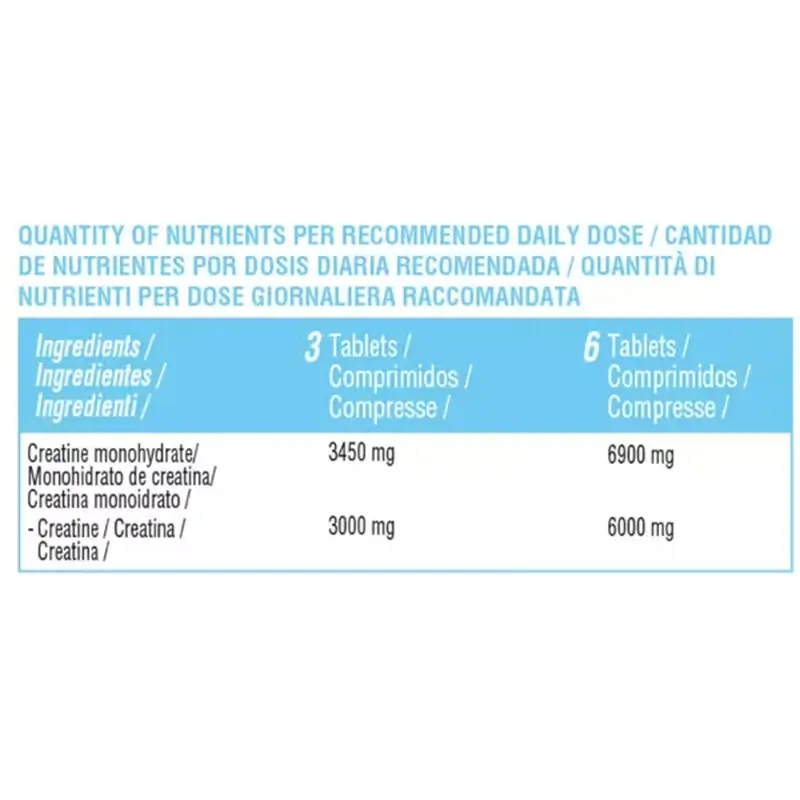 Nutralie Creatina Monoidrato 6000Mg, 90 compresse