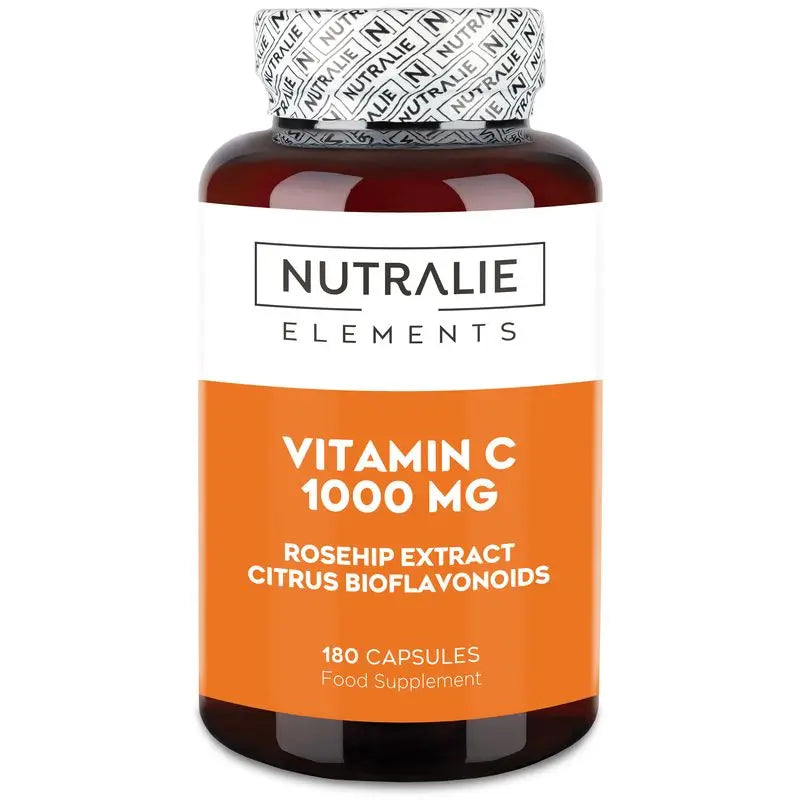 Nutralie Vitamina C 1000Mg con Rosa Canina Antiossidante , 180 capsule