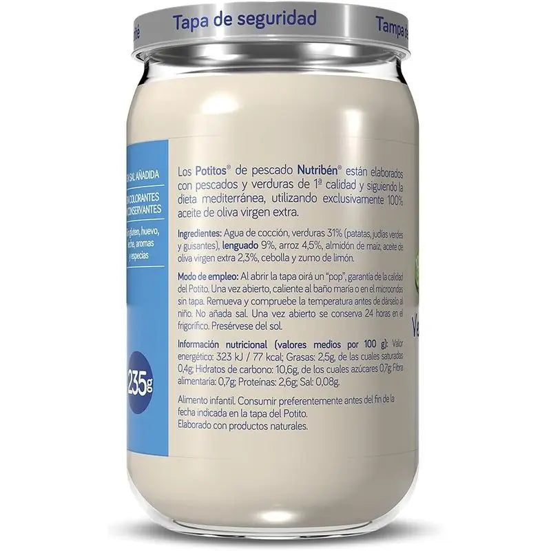 Nutriben Potito Verdure con Sogliola 235g