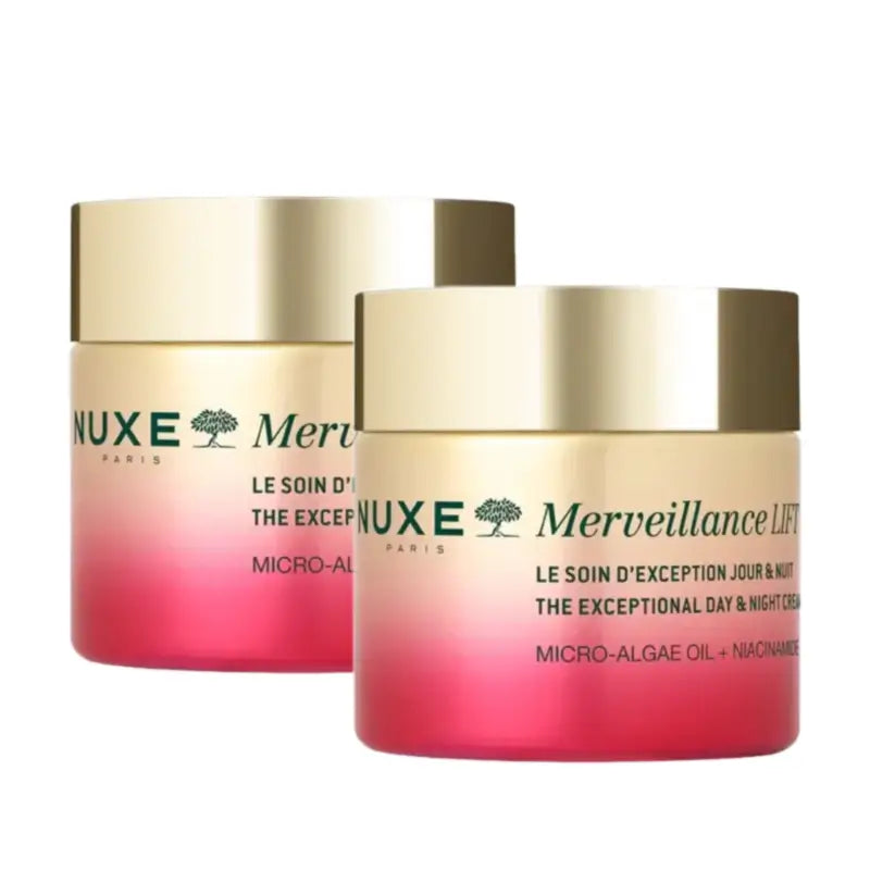 Nuxe Merveillance Lift Trattamento Eccezionale Giorno e Notte, Confezione da 2 x 75 ml