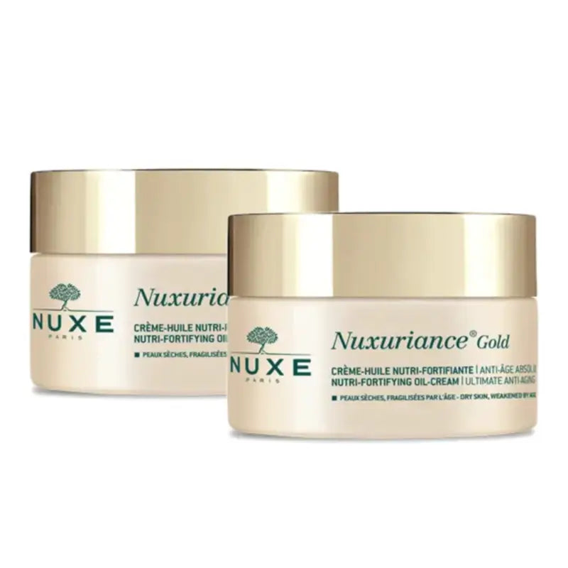 Nuxe Nuxuriance Gold Crema-Olio Nutriente e Fortificante Confezione da 2 x 50 ml