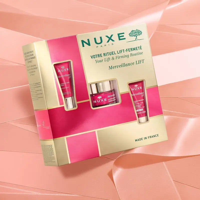 Nuxe Routine rassodante: Crema in polvere 50Ml + Contorno occhi 15Ml + Crema notte 15Ml
