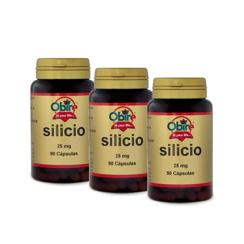 Obire Silicio 25 mg, confezione da 3 x 90 capsule