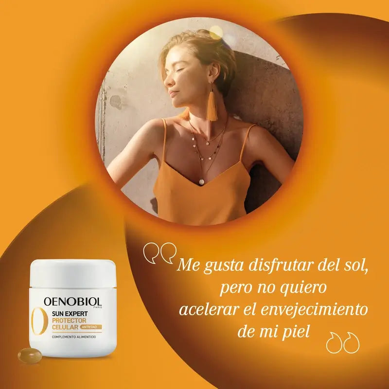 Oenobiol Sun Expert Autoabbronzante antietà, 30 capsule