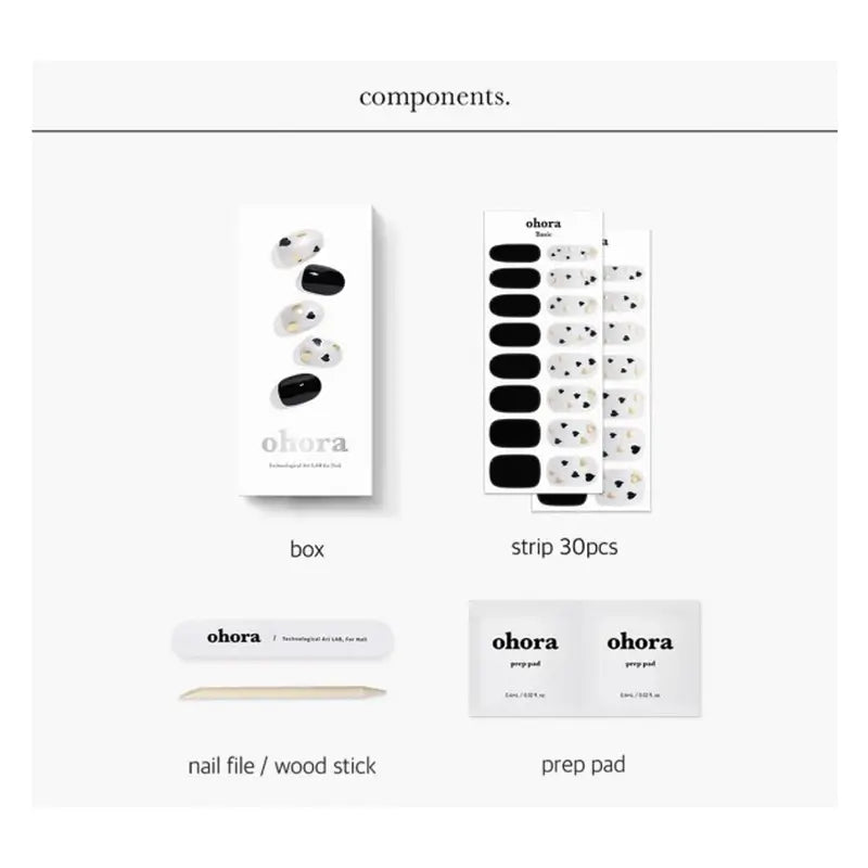 Ohora Gel Nails - Date Night, 30 unità