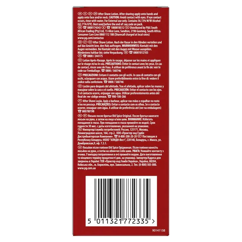 Old Spice Dopobarba Originale 100Ml