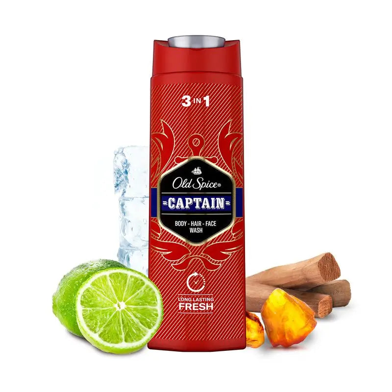 Old Spice Captain 2 In 1 Gel Doccia e Shampoo 400Ml