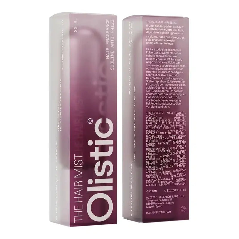Olistic Nebulizzatore per capelli Presence, 30 ml