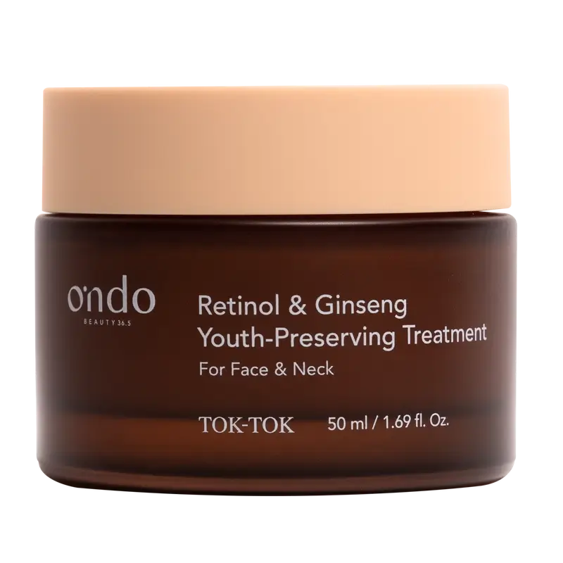 Ondo Beauty 36.5 Trattamento preservante la giovinezza al retinolo e al ginseng, 50 ml