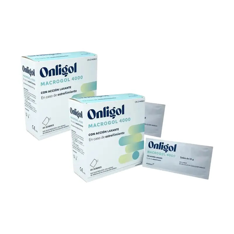 Onligol 20 bustine da 10 g, confezione da 2