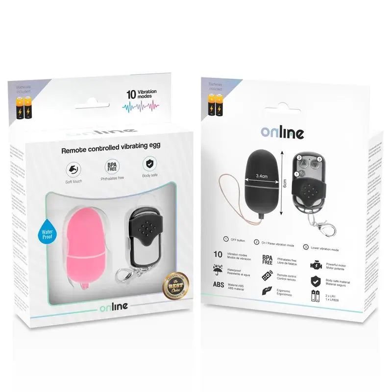 Online Huevo Vibrador Control Remoto M - Rosa