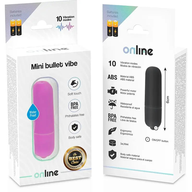 Online Mini Bala Vibradora - Lila