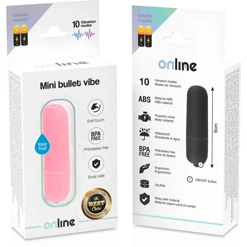 Mini pallottola vibrante online - Rosa