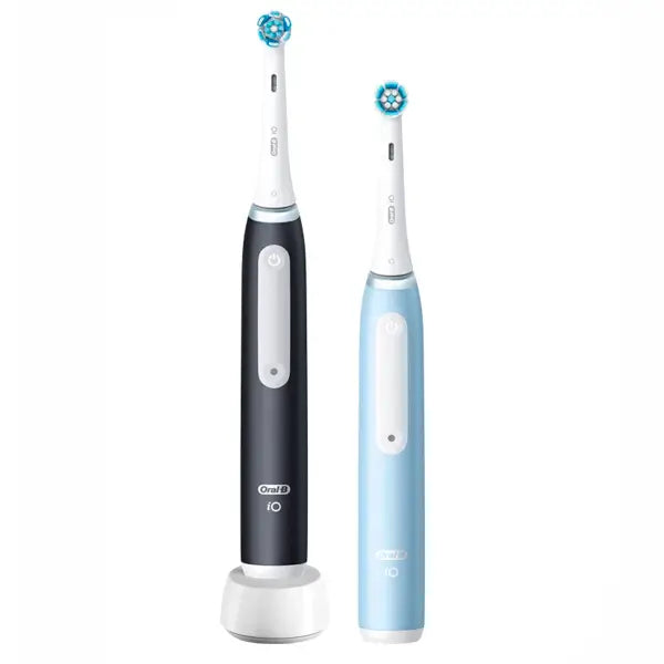 Spazzolino elettrico Oral-B Braun iO3s Duplo Nero e Blu