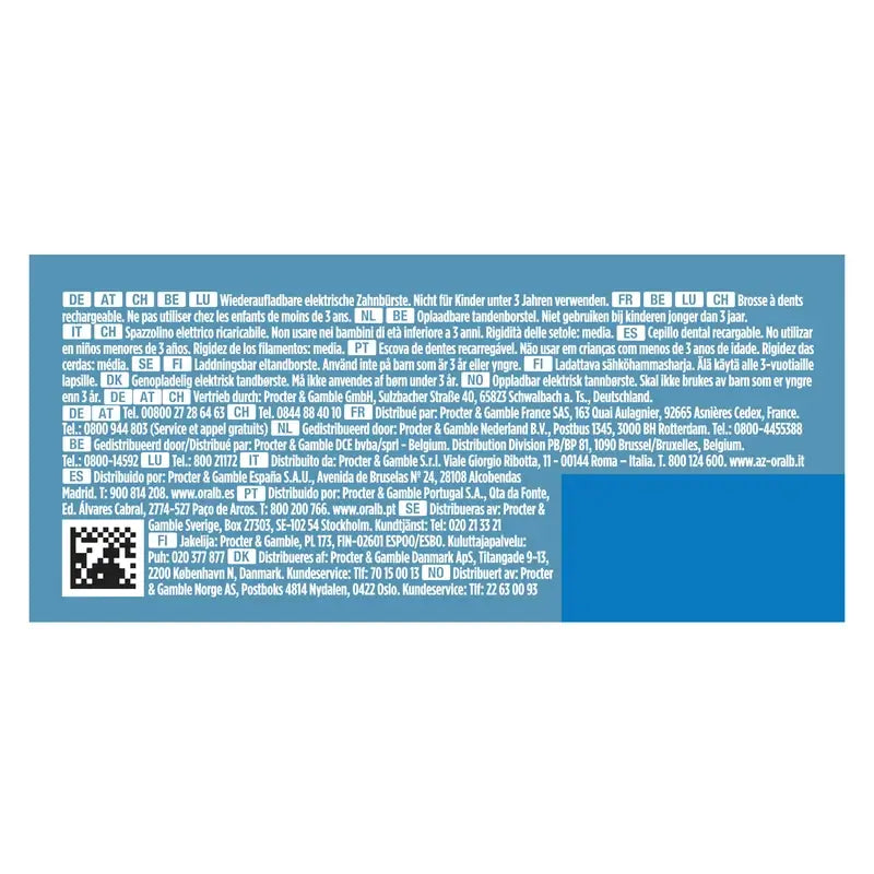 Spazzolino ricaricabile Oral-B Braun Braun Vitality Pro Blu