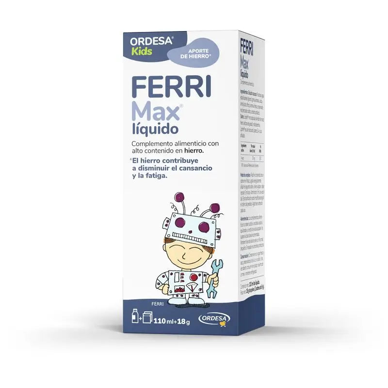 Ordesa Ferrimax Liquido, 110 Ml + 2 Bustine