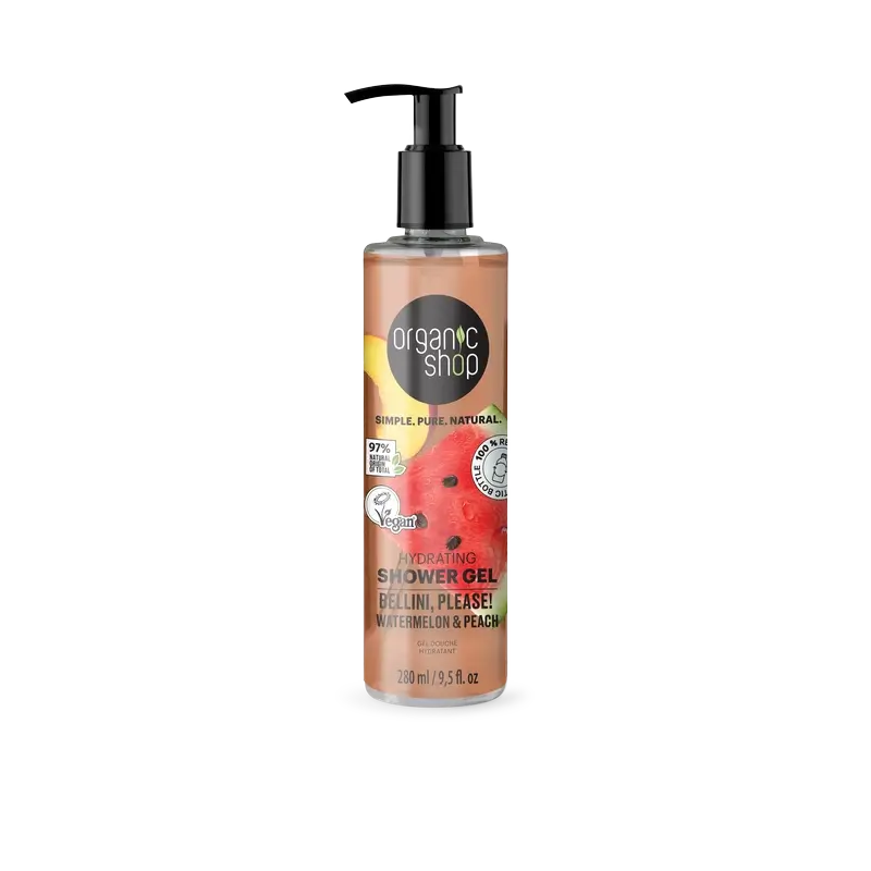 Organic Shop Mix Bellini Gel doccia idratante, Please , 280 ml
