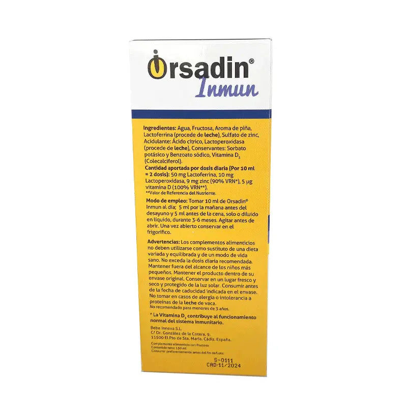 Orsadin Inmum Liquido, 150 ml