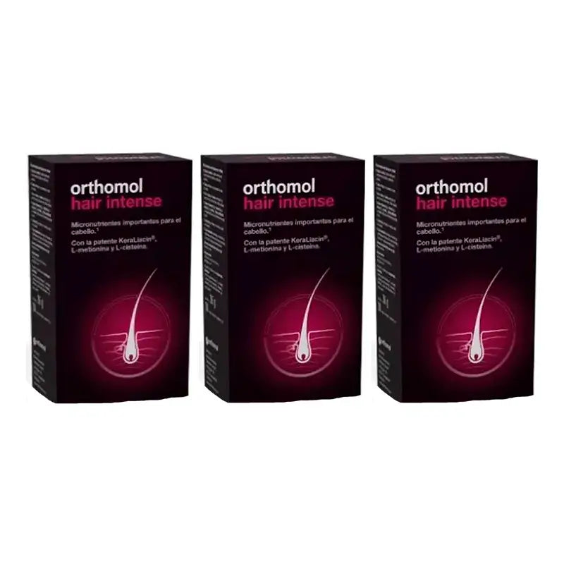 Orthomol Hair Intense, Confezione 3 x 60Capsule.