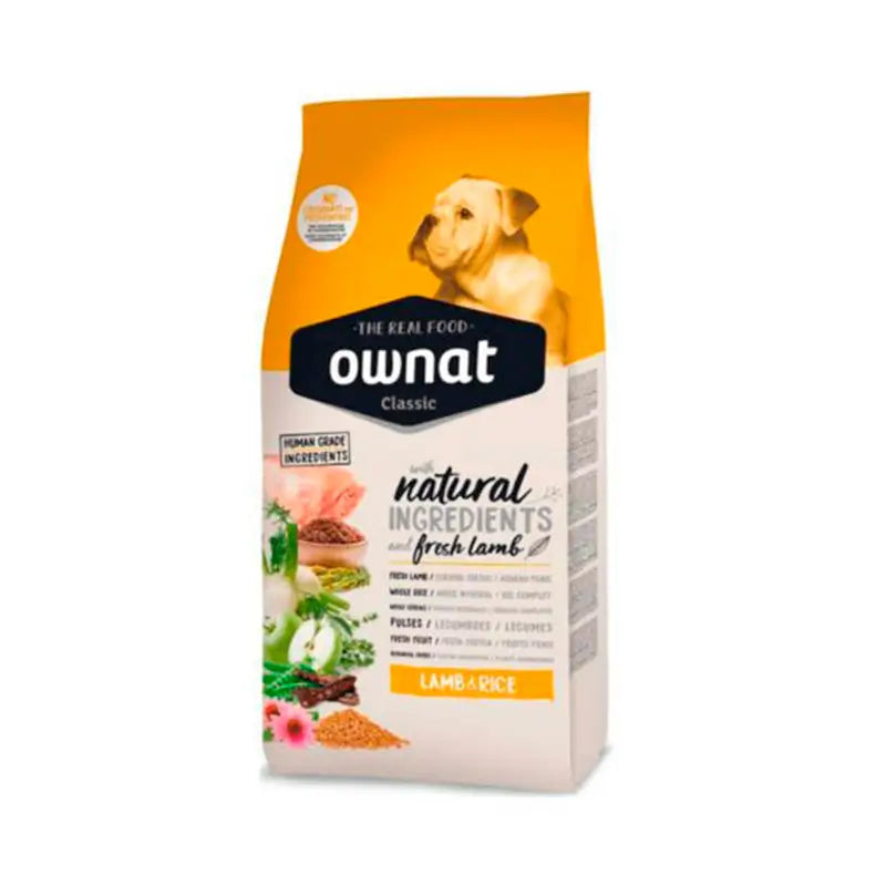 Ownat Classic Canine Adult Lamb & Rice 4Kg, cibo per cani