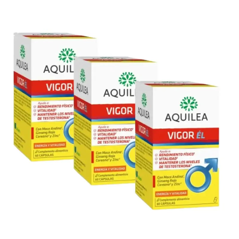 Aquilea Vigor Him, Confezione 3 x 60 capsule