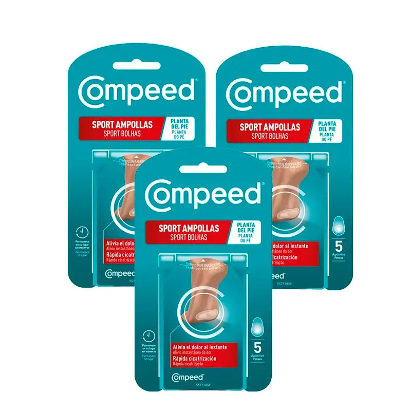 Compeed Pack Vesciche Pianta del piede, 3x5 unità