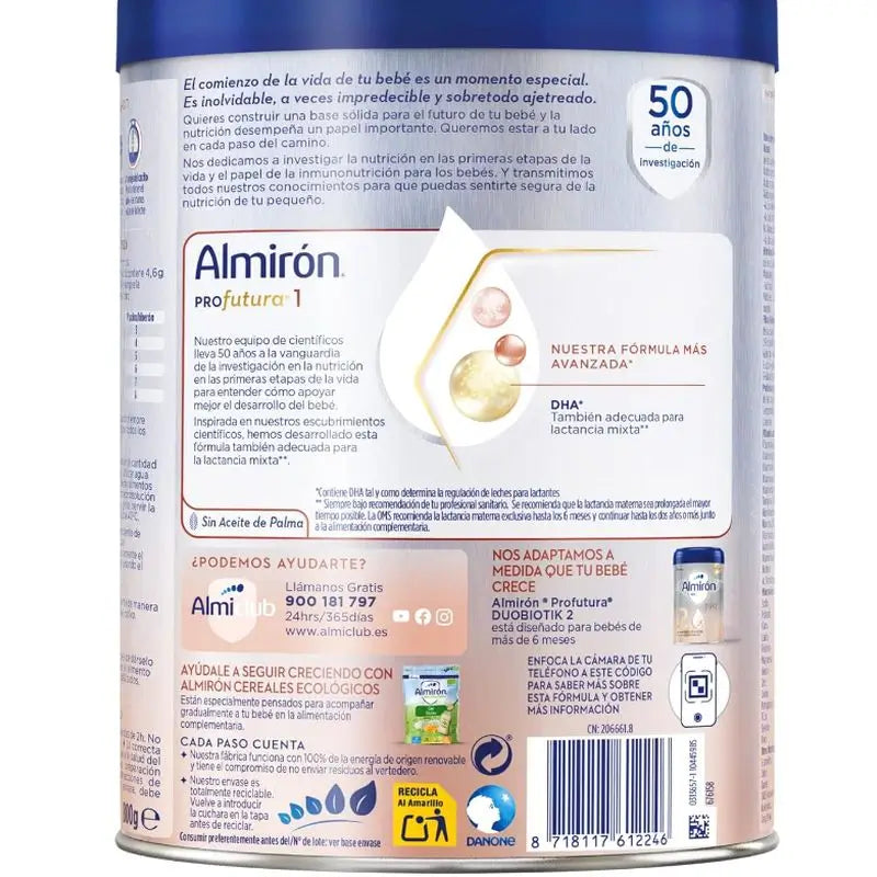 Almiron Profutura 1, 8 X 800 g