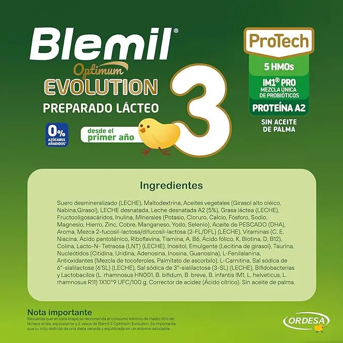 Blemil Optimum Evolution 3 Latte di crescita, 6X800g