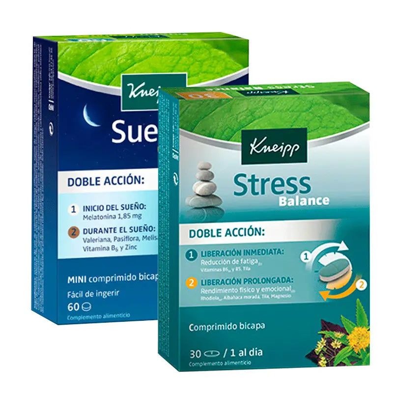 Kneipp Pack Kneipp Sueño Complet, 60 comprimidos + Kneipp Stress Balance, 30 comprimidos