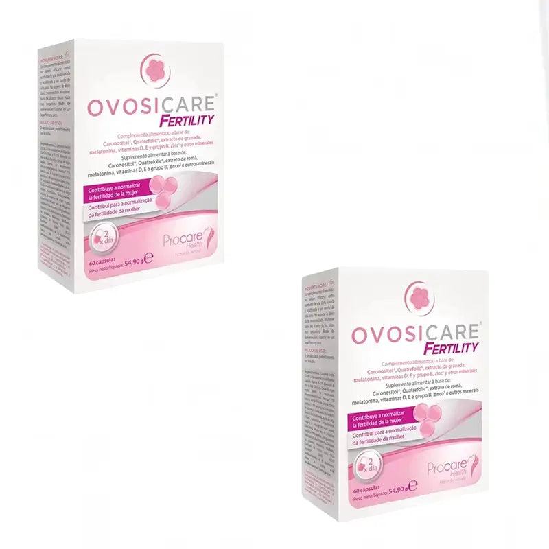 Integratore alimentare per la fertilità Ovosicare, confezione 2x60 capsule