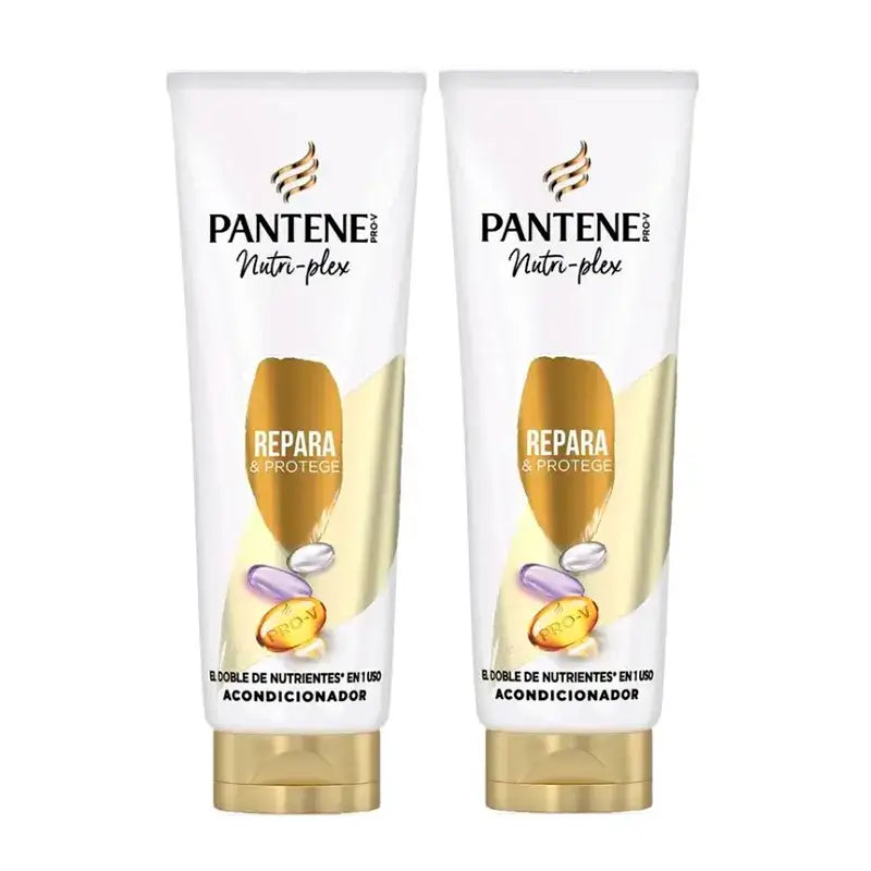 Pantene Nutri Plex Balsamo Ripara e Protegge, Confezione da 2 x 325 ml