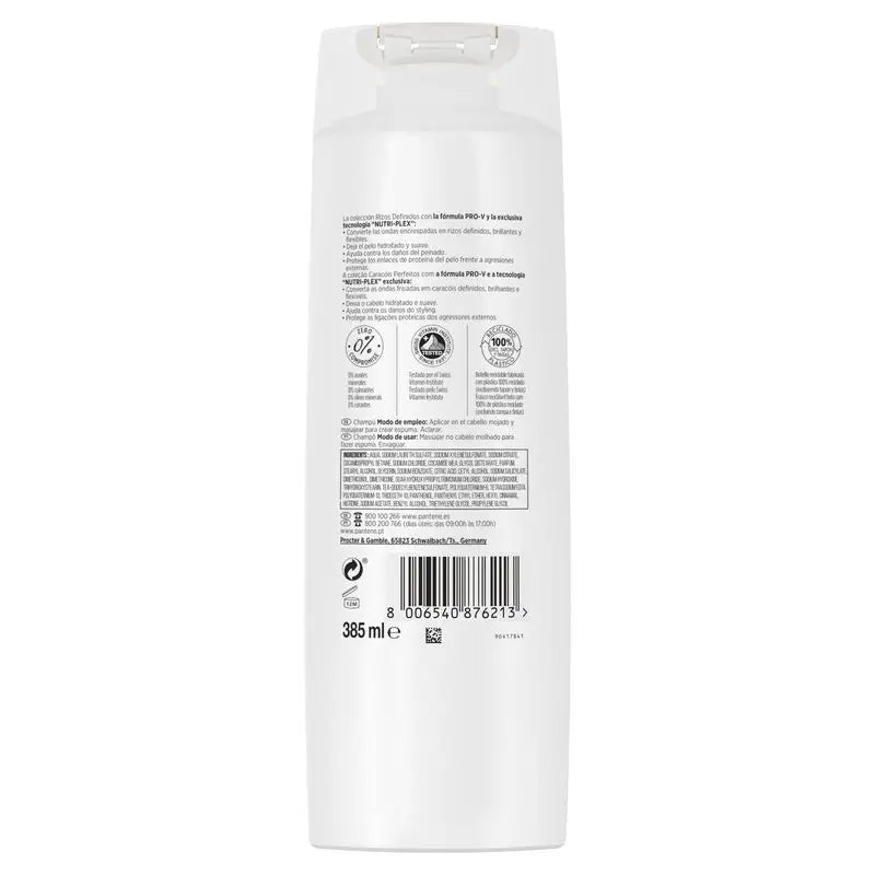 Pantene Nutri Plex Shampoo Ricci 385 ml
