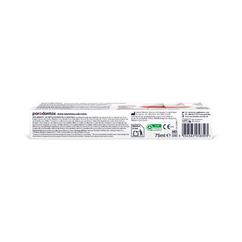 Parodontax Dentifricio senza fluoro, 75 ml