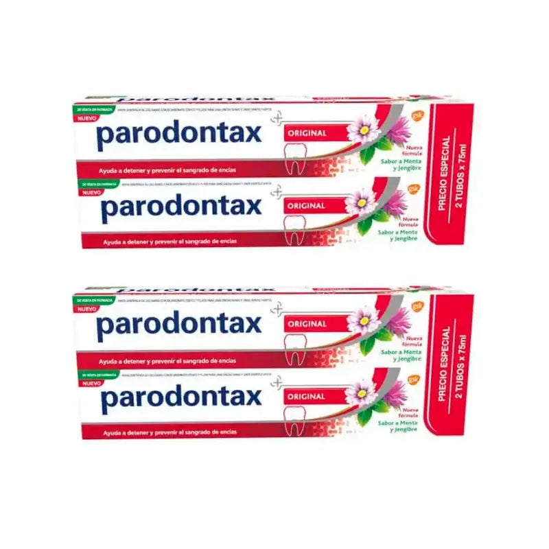 Pasta vegetale Parodontax Confezione originale 4 x 75 ml