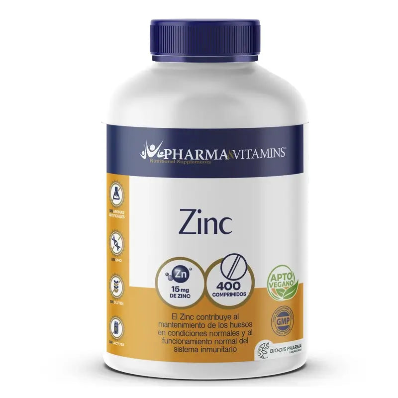 Pharma & Vitamins Zinco 15 Mg. 400 compresse