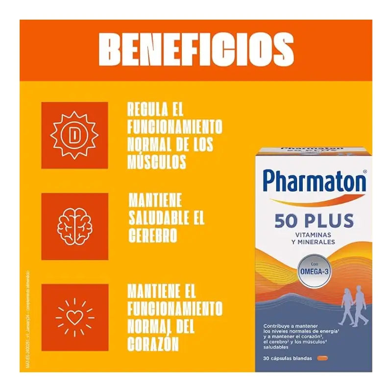 Pharmaton 50 Plus 30 capsule
