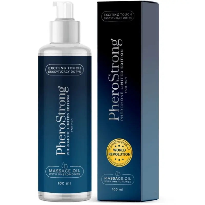 Pherostrong Olio da massaggio per uomo in edizione limitata , 100 ml
