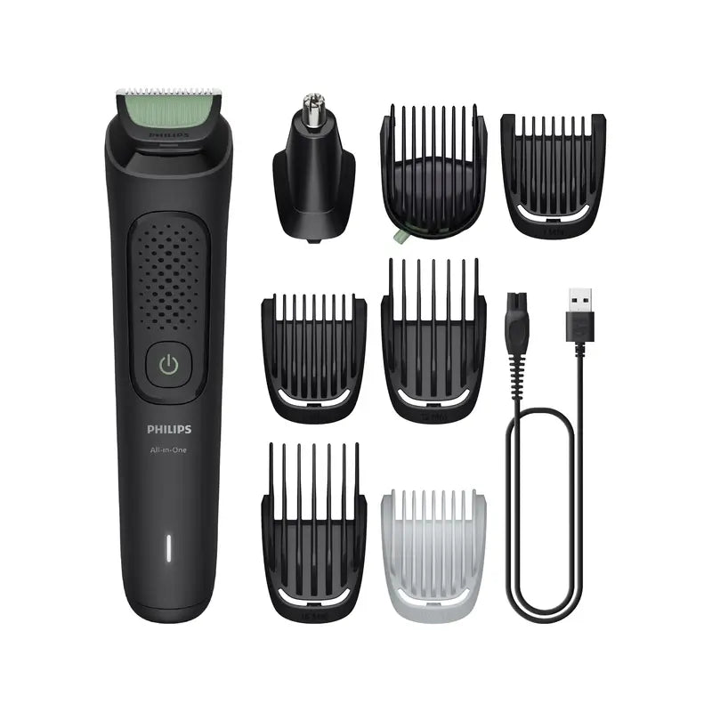 Philips All-In-One Trimmer Serie 3000 8 in 1 Set di rasatura multiuso