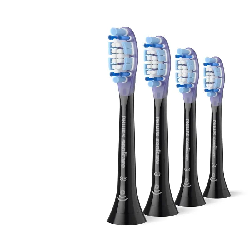 Philips Sonicare Diamondclean Testine Sonicare Nero Confezione da 3 pezzi