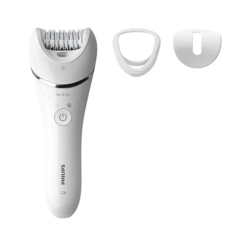 Philips Epilatore Serie 8000 Epilatore bianco e umido