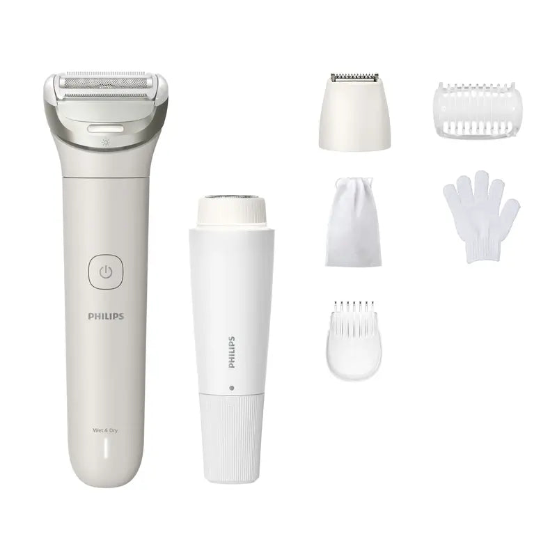 Philips Lady Shaver Serie 8000 Cordless Rasoio Wet & Dry Bianco