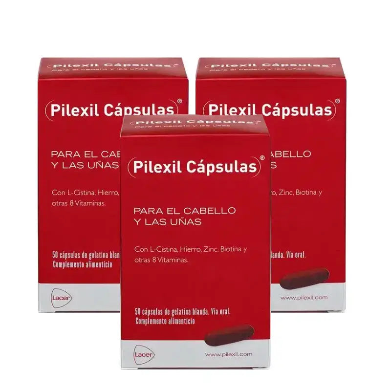 Pilexil capsule, Confezione 3 x 50 Cap.