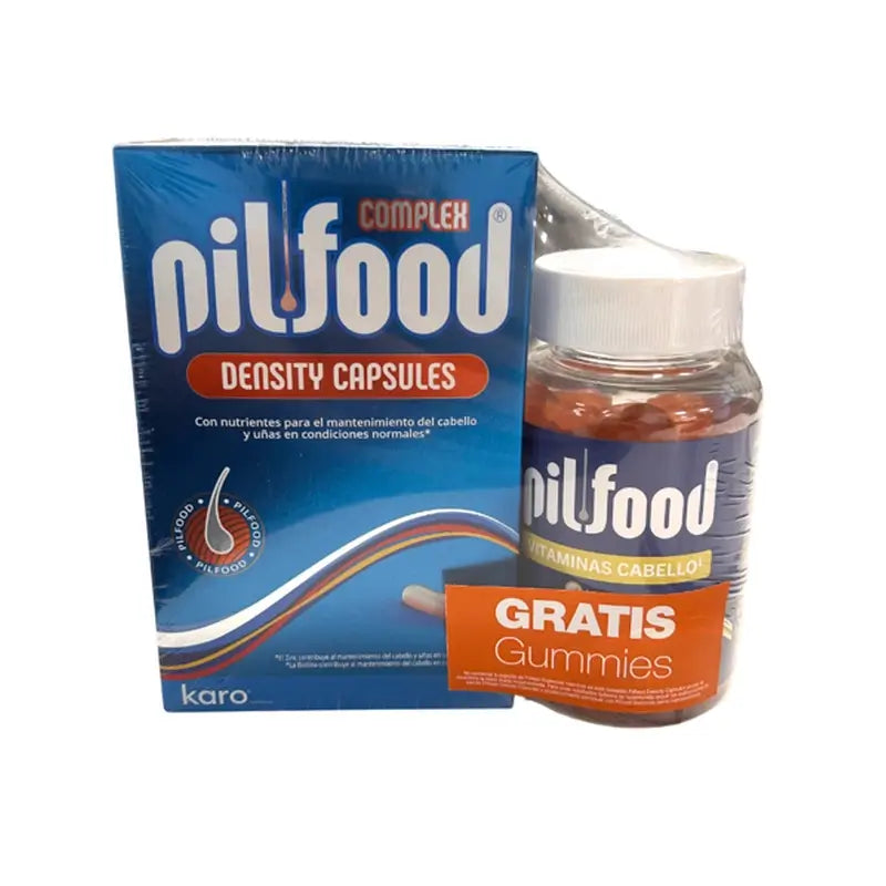 Pilfood Complex Density, 60 Capsule + Gomme per Capelli