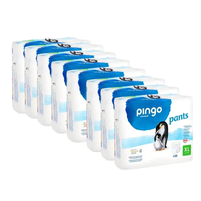 Pingo Nappy Salviette per pannolini taglia 6 (16 Kg+), 8X26 unità