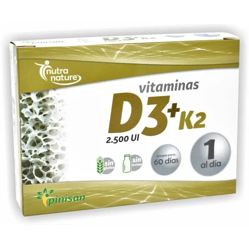 Pinisan D3+K2 Nutranature , 60 capsule